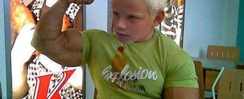 child bodybuilder genes